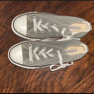 Gray Low Top Converse